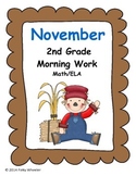 November Morning Work for Second Grade
