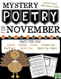 November Mystery Poetry Set