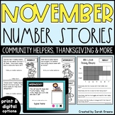 November Number Stories (printable and digital versions)