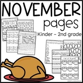 November Pages K-2