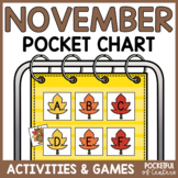 November Pocket Chart Activities