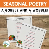 November & Thanksgiving Poems for Reading Fluency Practice