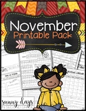 November Printable Pack