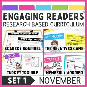 Preview of November Read Aloud Lessons and Activities, Thanksgiving Reading Comprehension