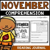 November Reading Comprehension Passages - Journal
