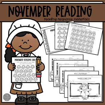 Preview of November Reading Response Materials