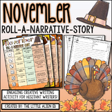 November Roll-A-Story Narrative Writing Activity