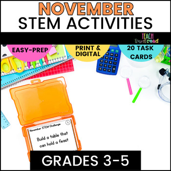 Preview of November STEM Activities - Fall & Thanksgiving STEM Activities