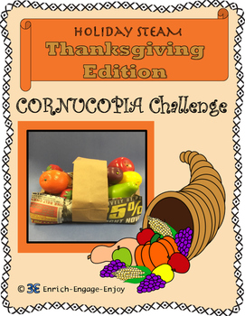 Preview of November STEM STEAM Challenge: Thanksgiving Edition