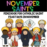 November Saints Mini Book - Catholic Saints - All Saints Day