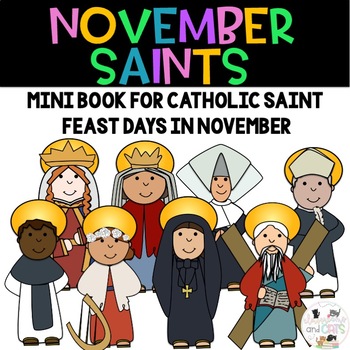 Preview of November Saints Mini Book - Catholic Saints - All Saints Day