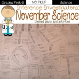 November Science STEM experiments and activities