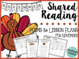 November Shared Reading: Poems and Lesson Plans