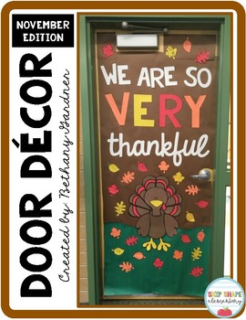 Preview of November/Thanksgiving Door Decor