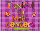 1st Grade Thanksgiving Math CC Graphing, Measurement, Addi