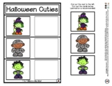 Halloween Cuties - Match Me Mat 1:1 Object Matching - #60C