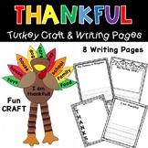 November Turkey Craft and Writing Prompts for Thanksgiving