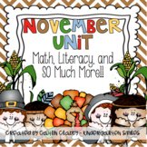 November Unit: Math, Literacy, and So Much More!