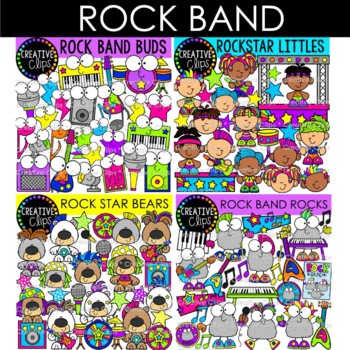 Preview of Rock Band Clipart Bundle (Formerly November VIP 2020)