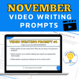 November Video Writing Prompts