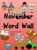 November Word Wall