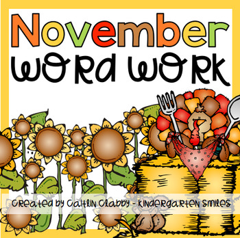 Preview of Word Work: November