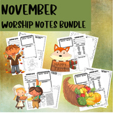 November Worship Notes Bundle