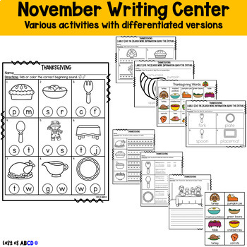 Preview of November Writing Center