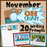 Thanksgiving Day & November Writing Prompts - Activities -
