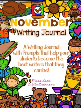 November Writing Journal by Miss Lee's Little Learners | TpT
