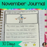 November Writing Journal | Writing Prompts