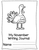 November Writing Journals (Lined or Dotted Lines- Special 