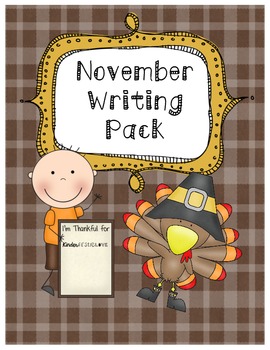 November Writing Pack by KinderFirstieLOVE | TPT
