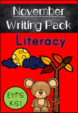 November Writing Pack for Emergent Readers and Writers