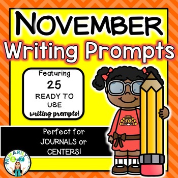 November Writing Prompts by Primarily A to Z | TPT