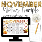 November Writing Prompts