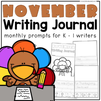 November Writing Prompts by Kindershenanigans | TPT