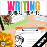 November Writing Prompts - Daily Quick Write Journal Activ