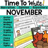 November Writing Prompts Fall Activities Journal Morning W