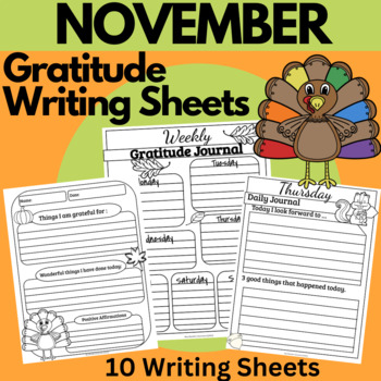 Gratitude Journals for Kids Bundle