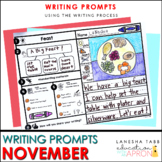 November Writing Prompts NO PREP