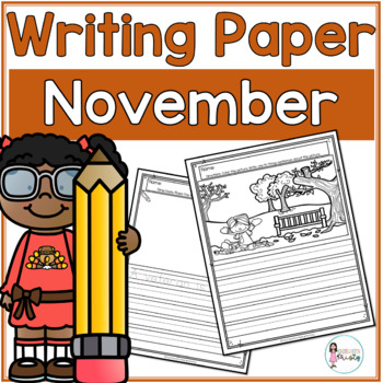 Preview of November Writing Prompts & Paper