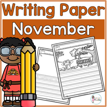 November Writing Prompts & Paper by Kindergarten Kristy | TPT