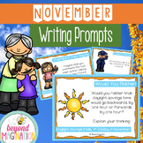 November Writing Prompts With Clip Art Pictures