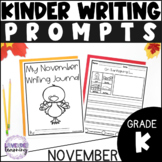 November Writing Prompts for Kindergarten and 1st Grade - 