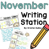 November Writing Station Activities