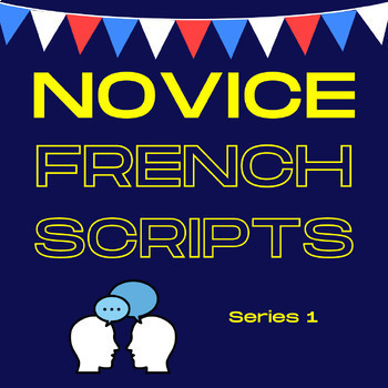 Preview of Novice French Scripts | Name, Feeling, Origin, Age/Birthday, Intro, Contact Info