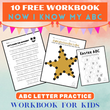 Preview of Now I Know My: ABC letter tracing, Workbook For Kids: ABC handwriting practice