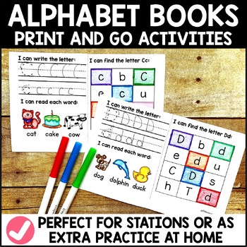 Alphabet Practice Pages • Alphabet Tracing Worksheets by Miss ...