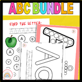 Now I know my ABC's Bundle: fine motor activities; dot art
